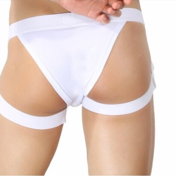 Sexy Strap Briefs Men's Sexy Comf Bikini Thigh Suspender Trunk Shorts Underwear - Picture 7 of 7